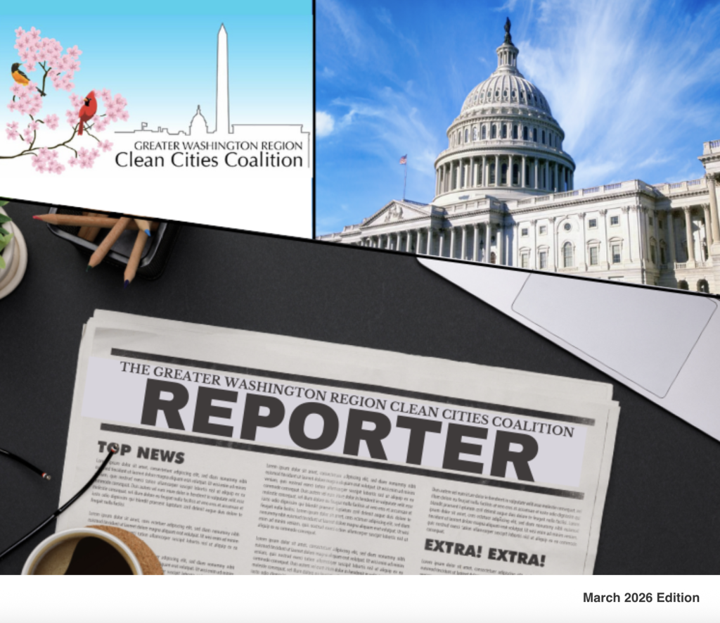 Greater Washington Region Clean Cities Coalition March 2026 newsletter