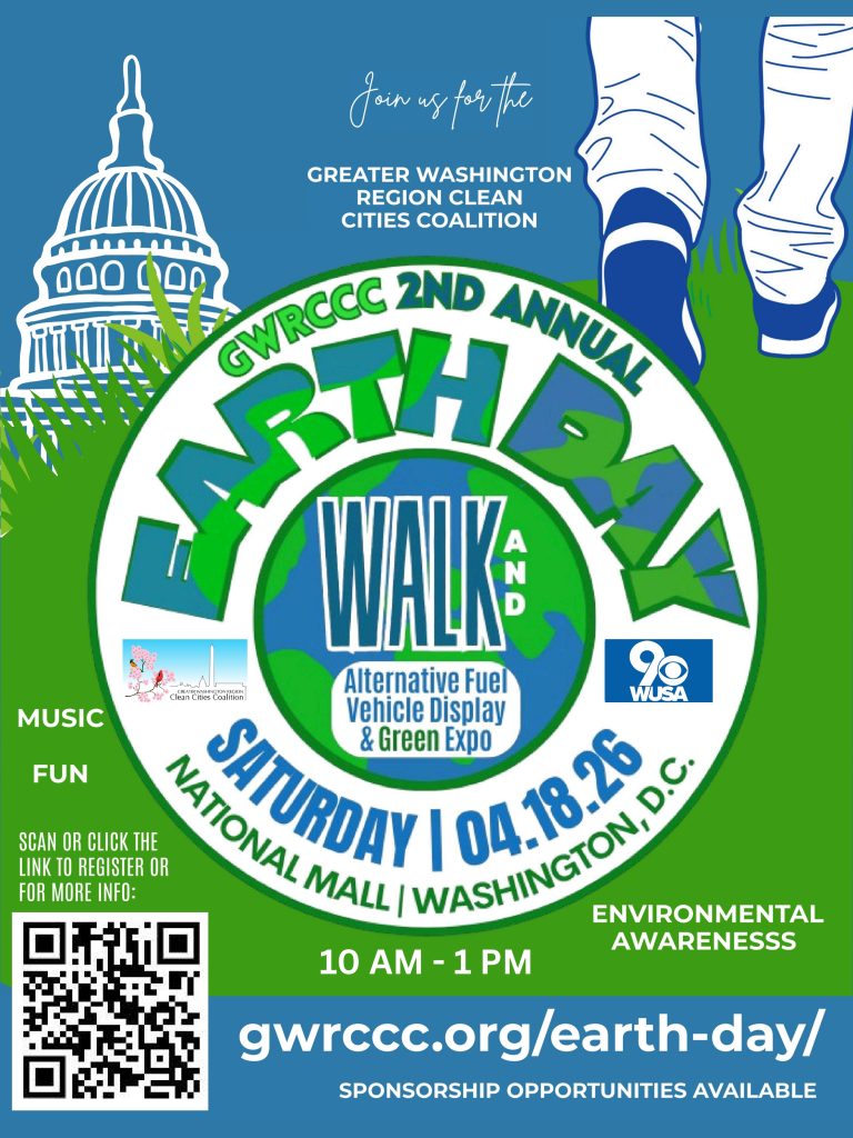 Earth Day Walk April 18 2026 on the National Mall. Starts at 10 AM.